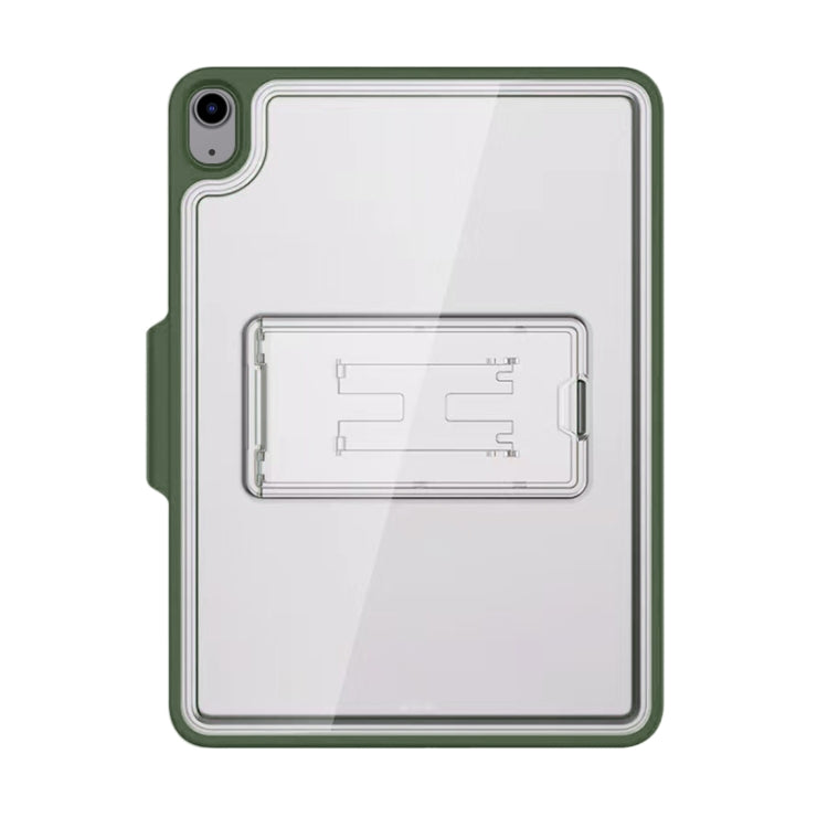 Mutural Transparent Holder Tablet Case For iPad Air 2022/ 2020 10.9(Army Green) - free shipping - PMc TechLife - Order now!