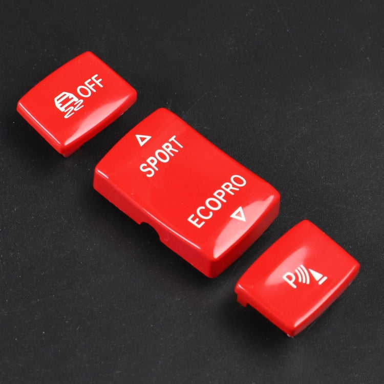 Car Gear Button Set for BMW 1 Series F20 2012-2018,Left and Right Drive(Red) - Car Interior Mouldings by PMC TechLife | Online Shopping South Africa | PMC TechLife | Buy Now Pay Later Mobicred
