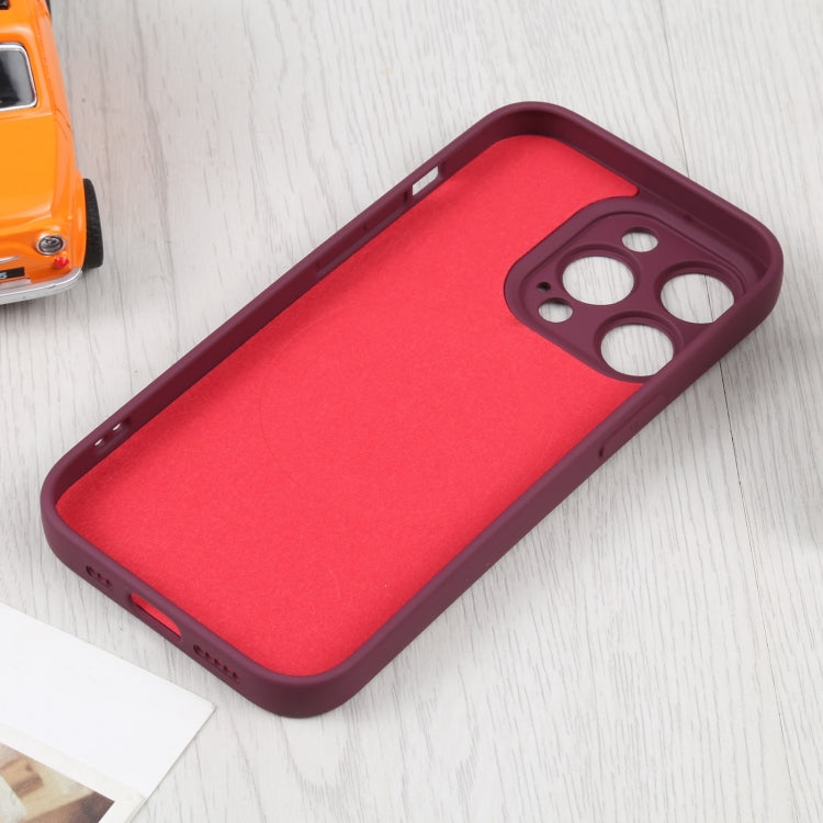 For iPhone 14 Pro Max Liquid Silicone Magsafe Phone Case (Wine Red) - iPhone 14 Pro Max Cases by PMC TechLife | Online Shopping South Africa | PMC TechLife