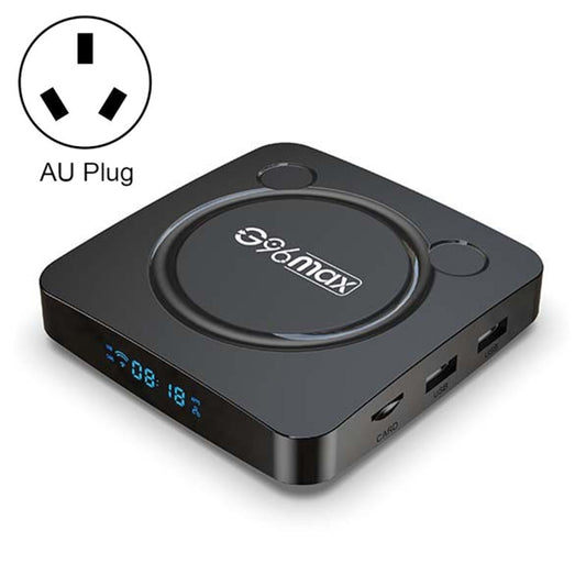 G96max Smart 4K HD Android 11.0 TV Box, Amlogic S905W2 Quad Core ARM Cortex A35, Support Dual Band WiFi, HDMI, RJ45, Capacity:4GB+32GB(AU Plug) - Amlogic S905 by PMC Jewellery | Online Shopping South Africa | PMC Jewellery | Buy Now Pay Later Mobicred