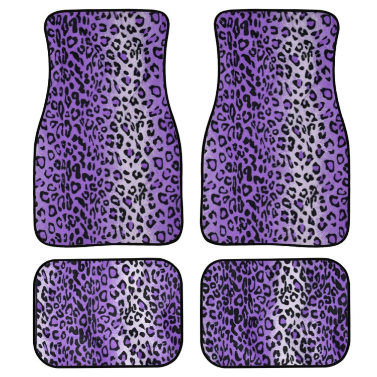 4 in 1 Leopard Print Universal Printing Auto Car Floor Mats Set, Style:HN1408GP - Floor Mats by PMC Jewellery | Online Shopping South Africa | PMC Jewellery | Buy Now Pay Later Mobicred