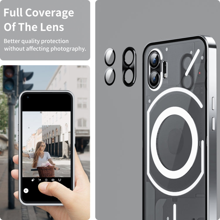 For Nothing Phone 1 Full Coverage Magnetic Phone Case(Silver) - More Brand by PMC TechLife | Online Shopping South Africa | PMC TechLife | Buy Now Pay Later Mobicred
