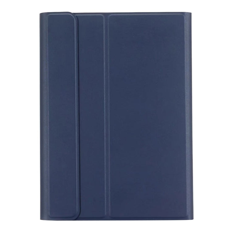 Round Cap Bluetooth Keyboard Leather Case with Pen Slot, without Touchpad For Samsung Galaxy Tab A7 10.4 2020(Dark Blue+Black Keyboard) - Samsung Keyboard by PMC TechLife | Online Shopping South Africa | PMC TechLife