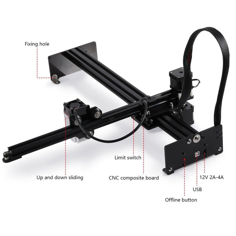 NEJE MASTER 3 Plus Laser Engraver with A40630 Laser Module(EU Plug) - free shipping - PMC Jewellery - Order now!