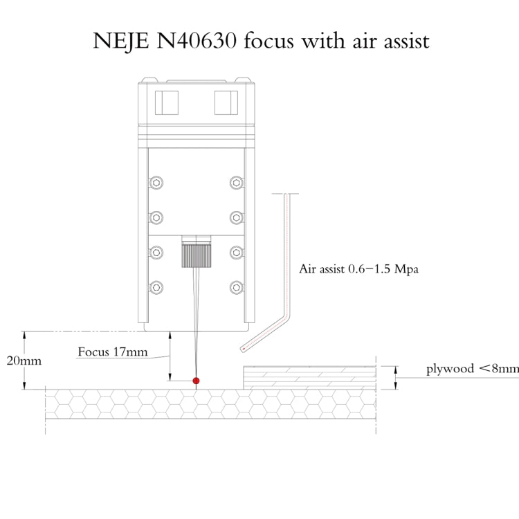 NEJE N40630 7.5W 450nm Laser Engraver Module Kits - free shipping - PMC TechLife - Order now!