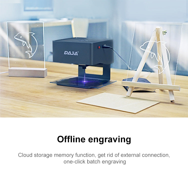 DAJA DJ6 Mini Laser CNC DIY Engraving Machine(US Plug) - free shipping - PMC Jewellery - Order now!