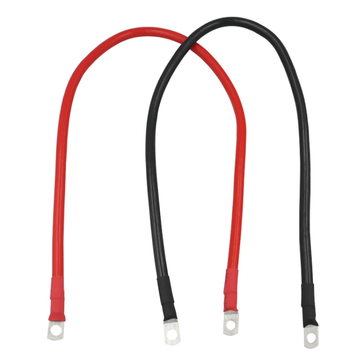 6AWG 25-10 Car 50cm Red + Black Pure Copper Battery Inverter Cable - Booster Cable & Clip by PMC Jewellery | Online Shopping South Africa | PMC Jewellery | Buy Now Pay Later Mobicred