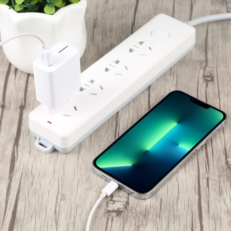 LZ-1130 QC 3.0 USB Charger, Plug Type:EU Plug(White) - USB Charger by PMC Jewellery | Online Shopping South Africa | PMC Jewellery | Buy Now Pay Later Mobicred