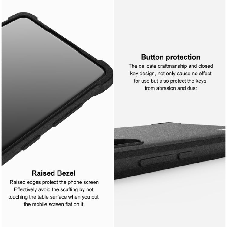 For Motorola Moto S30 Pro 5G / Edge 30 Fusion imak All-inclusive Shockproof Airbag TPU Phone Case(Matte Black) - Motorola Cases by imak | Online Shopping South Africa | PMC Jewellery | Buy Now Pay Later Mobicred