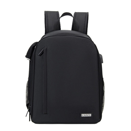 CADeN D6 IV Expandable Camera Backpack Shoulders Camera Lens Bag, Size:32 x 18 x 42cm(Black) - Backpack by CADeN | Online Shopping South Africa | PMC Jewellery | Buy Now Pay Later Mobicred