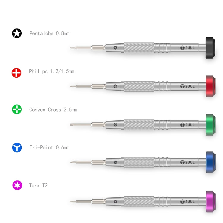 2UUL Pentalobe 0.8mm Colorful Flyshaft Screwdriver - Screwdriver by 2UUL | Online Shopping South Africa | PMC TechLife | Buy Now Pay Later Mobicred