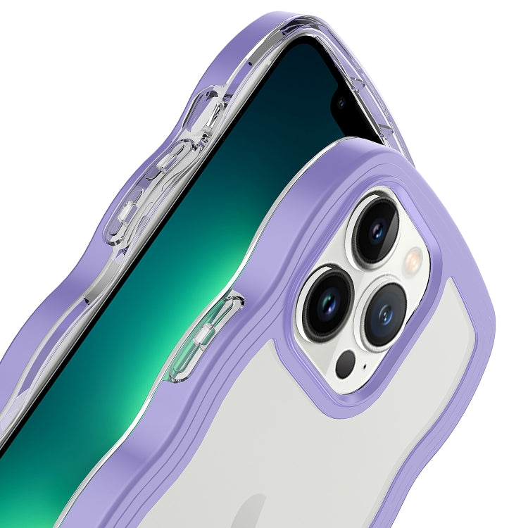 For iPhone 15 Plus Candy Color Wave TPU Clear PC Phone Case(Green) - free shipping - PMC TechLife - Order now!