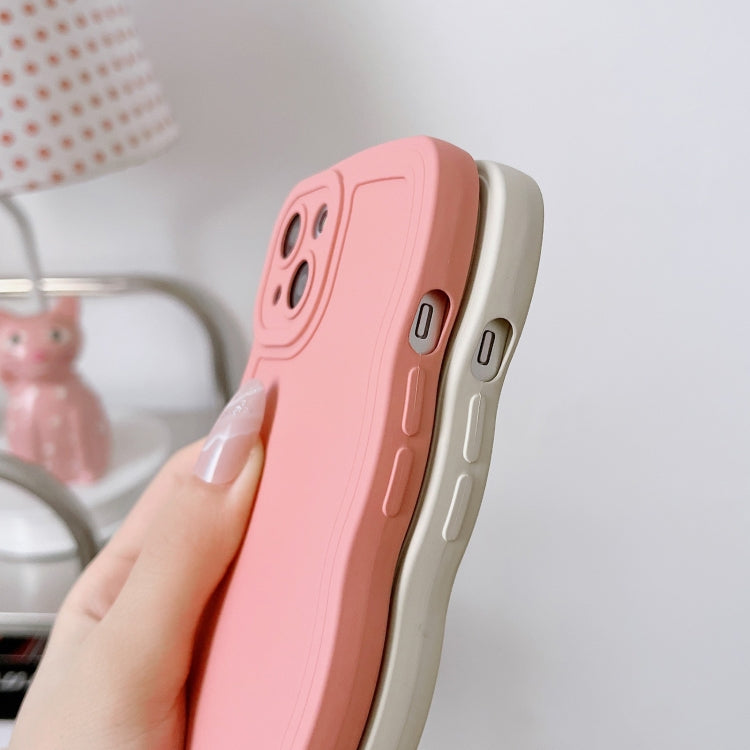 For iPhone 13 Pro Max Wave Edge Silicone Phone Case(Pink) - iPhone 13 Pro Max Cases by PMC Jewellery | Online Shopping South Africa | PMC Jewellery