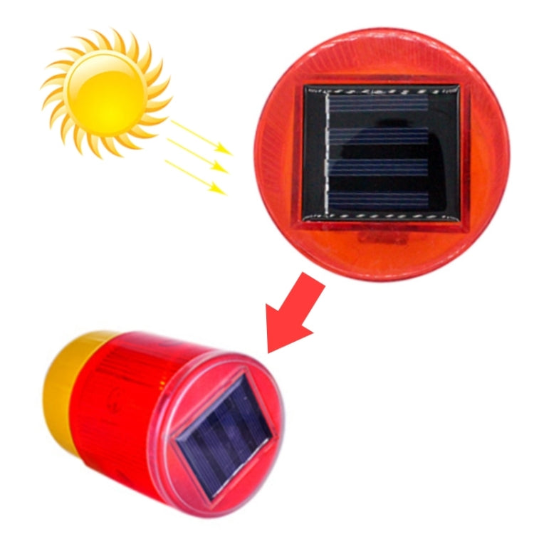 Night Solar Safety Warning Flash Light, Specification:05 Thick Sticks Tied or Inserted(Yellow) - Warning Lights by PMC TechLife | Online Shopping South Africa | PMC TechLife | Buy Now Pay Later Mobicred