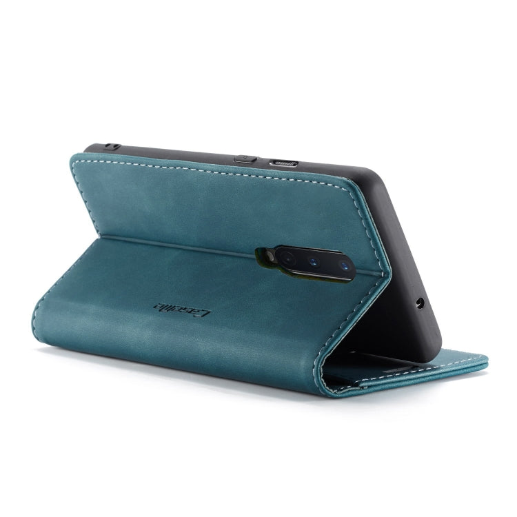 For OnePlus 8 CaseMe Multifunctional Horizontal Flip Leather Case, with Card Slot & Holder & Wallet(Blue) - OnePlus Cases by CaseMe | Online Shopping South Africa | PMC Jewellery | Buy Now Pay Later Mobicred