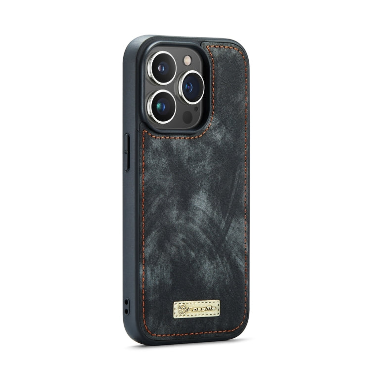 For iPhone 14 Pro CaseMe 008 Detachable Multifunctional Leather Phone Case(Black) - free shipping - PMC Jewellery - Order now!