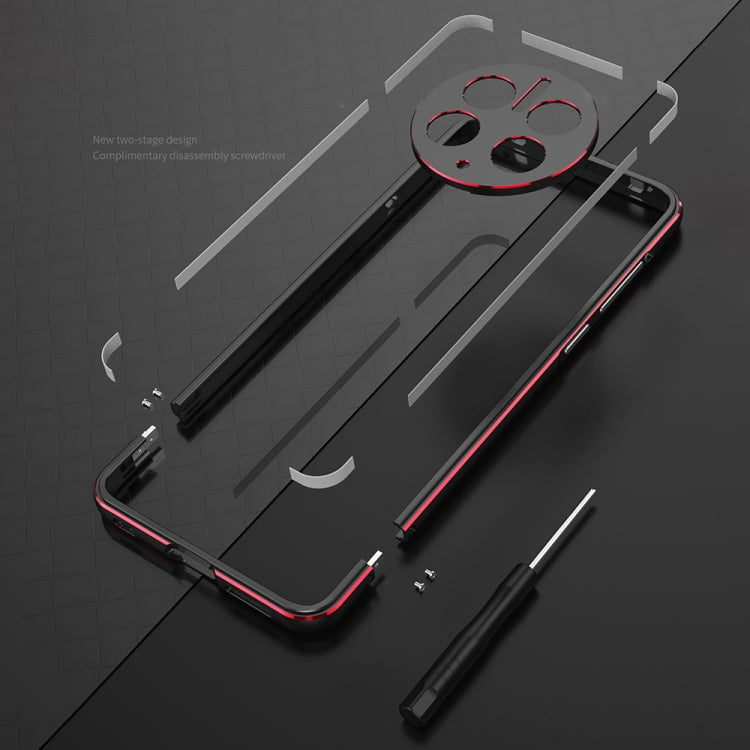 For Huawei Mate 50 Pro LK Aurora Metal Phone Frame with Lens Cover(Silver) - Huawei Cases by PMC TechLife | Online Shopping South Africa | PMC TechLife
