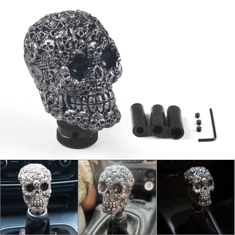 Car Skull Manual Shift Lever Gear Head(Black) - free shipping - PMC TechLife - Order now!