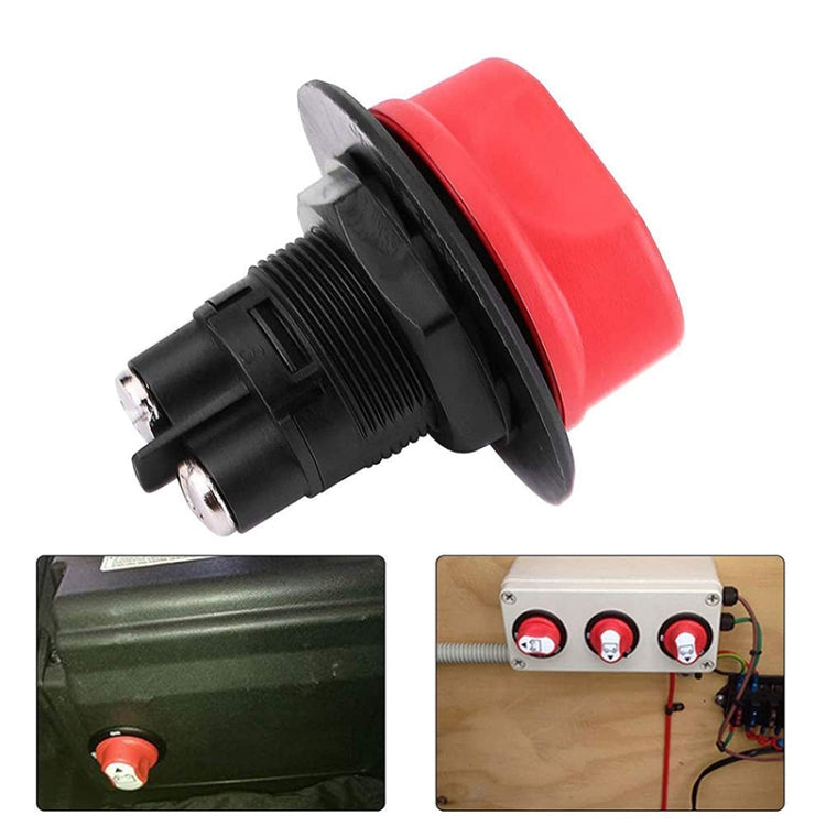 50A 10AWG Car Yacht Battery Selector Isolator Disconnect Rotary Switch Cut With Power Cord - Car Switches by PMC Jewellery | Online Shopping South Africa | PMC Jewellery | Buy Now Pay Later Mobicred