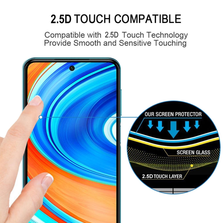 For Xiaomi Redmi Note 9 Pro Max 9H Surface Hardness 2.5D Full Glue Full Screen Tempered Glass Film -  by PMC TechLife | Online Shopping South Africa | PMC TechLife