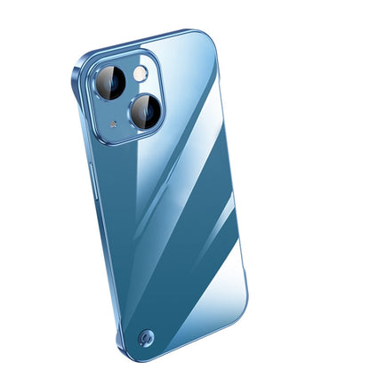 For iPhone 13 Electroplating Frameless Clear PC Phone Case(Sierra Blue) - iPhone 13 Cases by PMC Jewellery | Online Shopping South Africa | PMC Jewellery | Buy Now Pay Later Mobicred