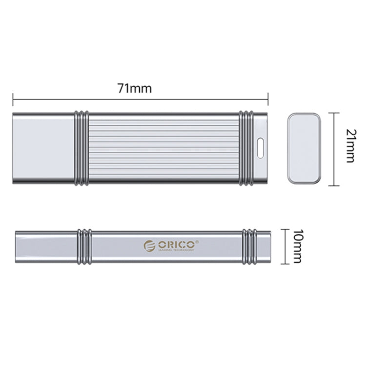 ORICO USB Solid State Flash Drive, Read: 520MB/s, Write: 450MB/s, Memory:256GB, Port:USB-A(Silver) - free shipping - PMC Jewellery - Order now!