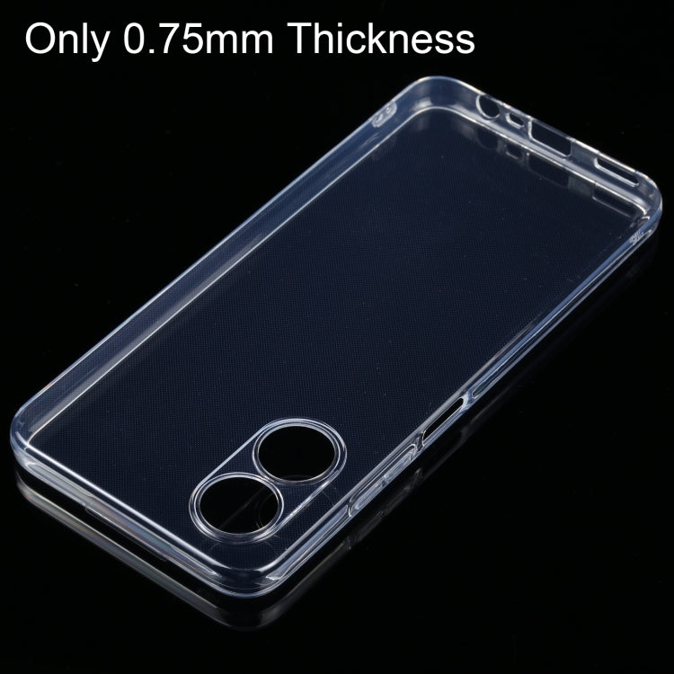For OPPO A17 Ultra-thin Transparent TPU Phone Case - OPPO Cases by PMC TechLife | Online Shopping South Africa | PMC TechLife | Buy Now Pay Later Mobicred