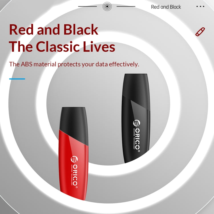 ORCIO USB3.0 U Disk Drive, Read: 100MB/s, Write: 15MB/s, Memory:64GB, Port:USB-A(Red) - free shipping - PMC Jewellery - Order now!