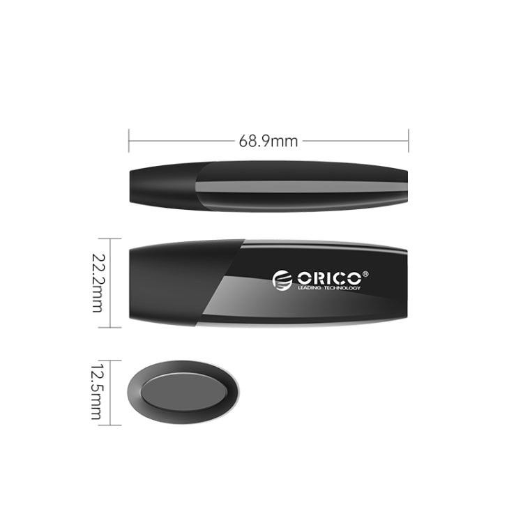 ORCIO USB3.0 U Disk Drive, Read: 260MB/s, Write: 15MB/s, Memory:64GB, Port:USB-A(Black) - USB Flash Drives by ORICO | Online Shopping South Africa | PMC Jewellery | Buy Now Pay Later Mobicred