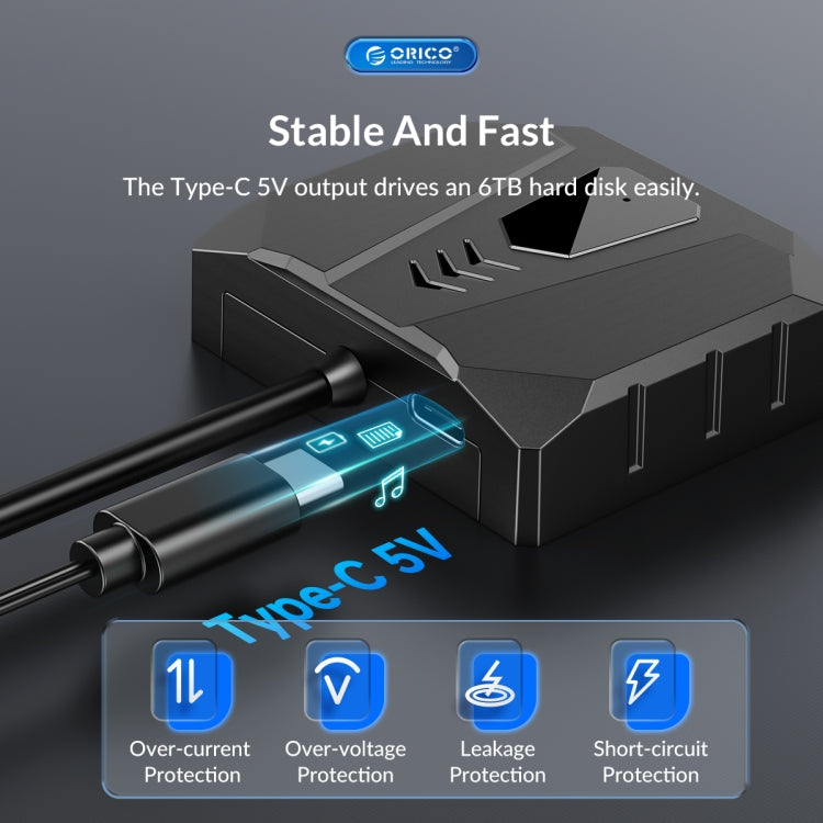 ORICO UTS2 USB 2.0 2.5-inch SATA HDD Adapter, Cable Length:0.3m - USB to IDE / SATA by ORICO | Online Shopping South Africa | PMC Jewellery | Buy Now Pay Later Mobicred