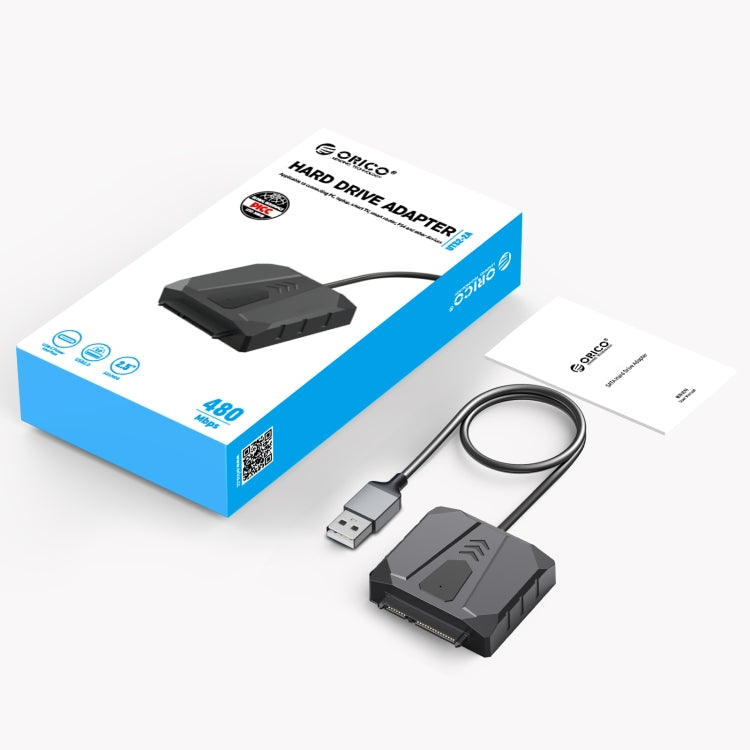 ORICO UTS2 USB 2.0 2.5-inch SATA HDD Adapter, Cable Length:1m - USB to IDE / SATA by ORICO | Online Shopping South Africa | PMC Jewellery | Buy Now Pay Later Mobicred