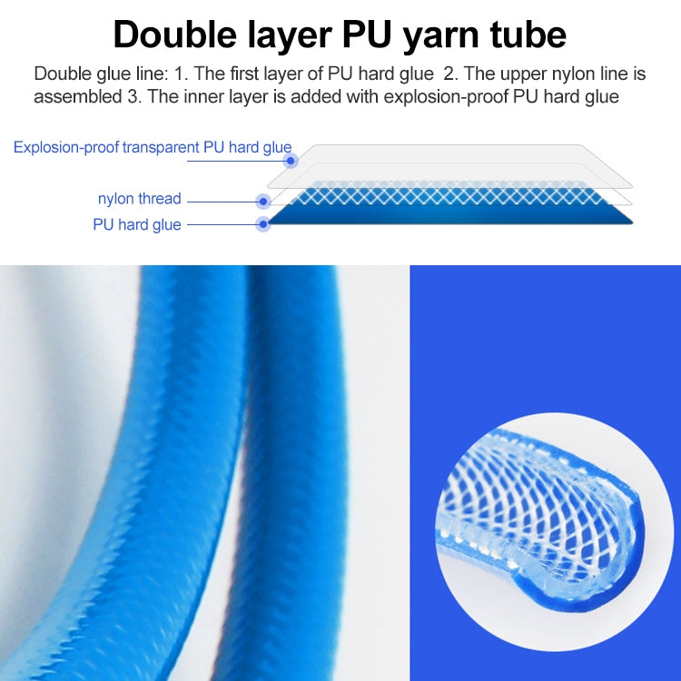 LAIZE Automatic Retractable Air Hose Reel Pneumatic PU Tube, Specification:10x6.5mm, 15m - free shipping - PMC TechLife - Order now!