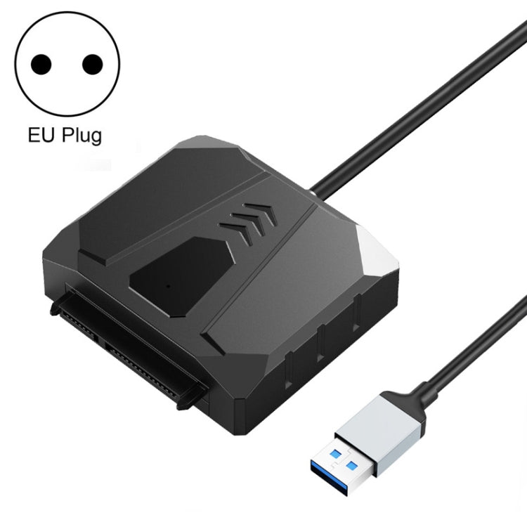 ORICO UTS2 USB 3.0 2.5-inch SATA HDD Adapter with 12V 2A Power Adapter, Cable Length:0.3m(EU Plug) - USB to IDE / SATA by ORICO | Online Shopping South Africa | PMC Jewellery | Buy Now Pay Later Mobicred