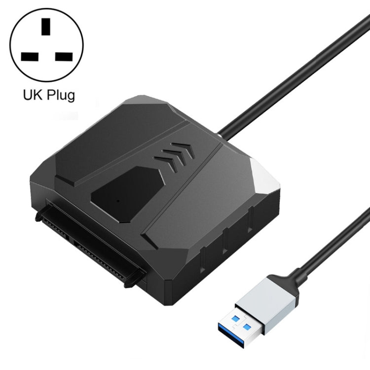 ORICO UTS2 USB 3.0 2.5-inch SATA HDD Adapter with 12V 2A Power Adapter, Cable Length:0.3m(UK Plug) - USB to IDE / SATA by ORICO | Online Shopping South Africa | PMC Jewellery | Buy Now Pay Later Mobicred