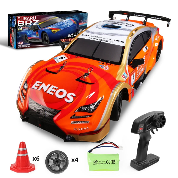 2.4G 1:16 4WD Drift RC Toy Car(Orange) - RC Cars by PMC Jewellery | Online Shopping South Africa | PMC Jewellery