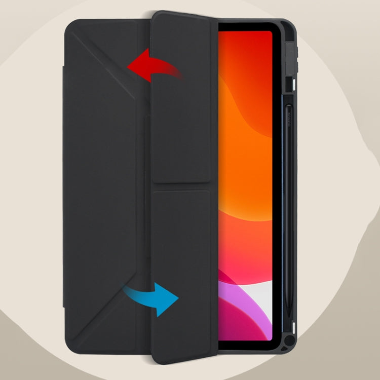 For OPPO Pad 11 2022 Acrylic 2 in 1 Y-fold Smart Leather Tablet Case(Emerald) - OPPO by PMC TechLife | Online Shopping South Africa | PMC TechLife | Buy Now Pay Later Mobicred