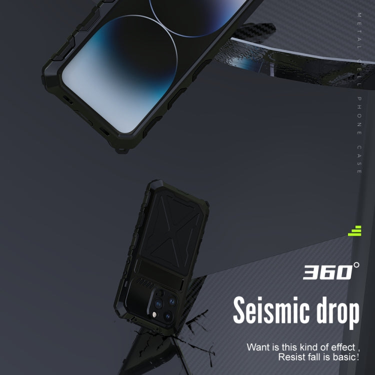 For iPhone 14 Pro Max R-JUST Life Waterproof Dustproof Shockproof Phone Case(Black) - free shipping - PMC TechLife - Order now!