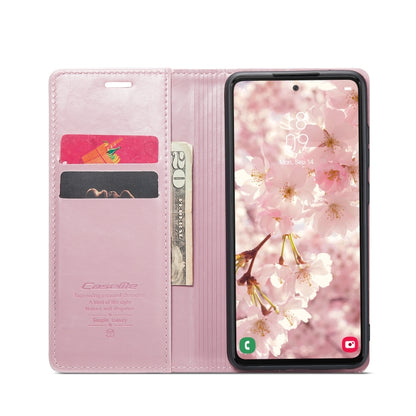 For Samsung Galaxy A53 CaseMe 003 Crazy Horse Texture Leather Phone Case(Rose Gold) - Galaxy Phone Cases by CaseMe | Online Shopping South Africa | PMC Jewellery | Buy Now Pay Later Mobicred