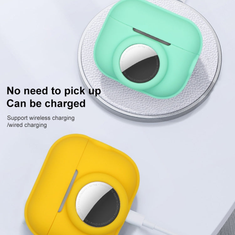 For AirPods Pro 2 / AirTag 2 in 1 Shockproof Full Coverage Silicone Protective Case(Red) - For AirPods Pro 2 by PMC Jewellery | Online Shopping South Africa | PMC Jewellery | Buy Now Pay Later Mobicred