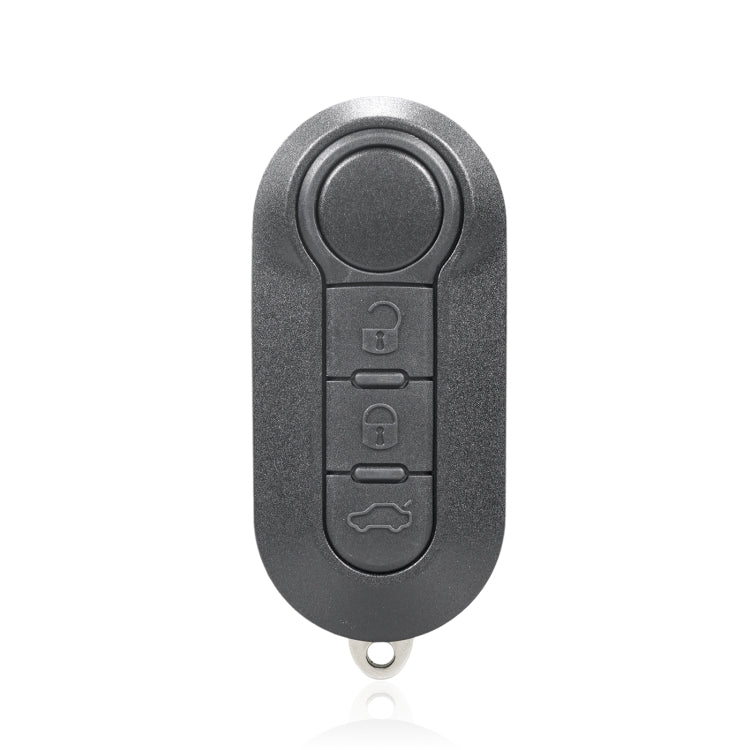 For Fiat 3 Button Folding Car Key Case Remote Control Shell SIP22, Style:Black Switch Button - Car Key Cases by PMC TechLife | Online Shopping South Africa | PMC TechLife | Buy Now Pay Later Mobicred