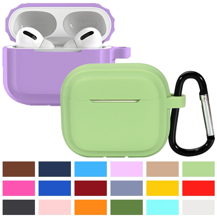 For AirPods Pro 2 Striped Shockproof Earphone Case(Milk Tea) - For AirPods Pro 2 by PMC Jewellery | Online Shopping South Africa | PMC Jewellery | Buy Now Pay Later Mobicred