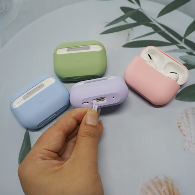 For AirPods Pro 2 Spliting Silicone Protective Case(Dark Blue) - For AirPods Pro 2 by PMC Jewellery | Online Shopping South Africa | PMC Jewellery | Buy Now Pay Later Mobicred