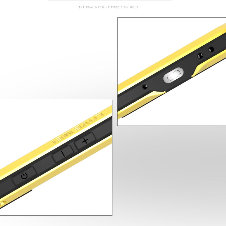 For Galaxy S20 LOVE MEI Metal Shockproof Waterproof Dustproof Protective Case(Yellow) - free shipping - PMC TechLife - Order now!