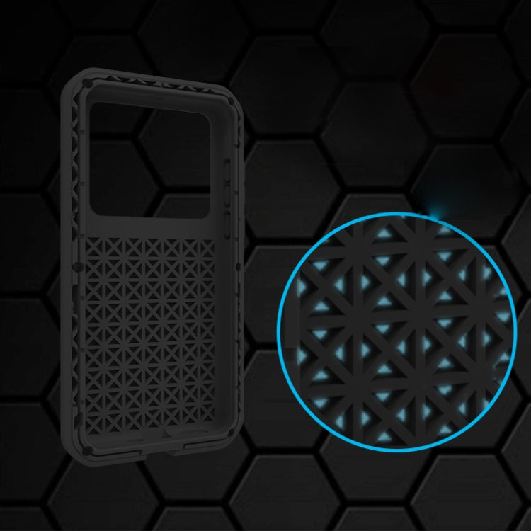 For Huawei P40 LOVE MEI Metal Shockproof Waterproof Dustproof Protective Case(Red) - free shipping - PMC TechLife - Order now!