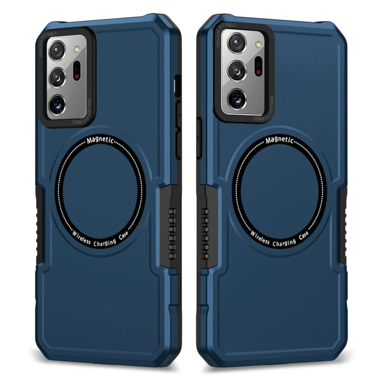 For Samsung Galaxy Note20 Ultra MagSafe Shockproof Armor Phone Case(Dark Blue) - Galaxy Phone Cases by PMC Jewellery | Online Shopping South Africa | PMC Jewellery