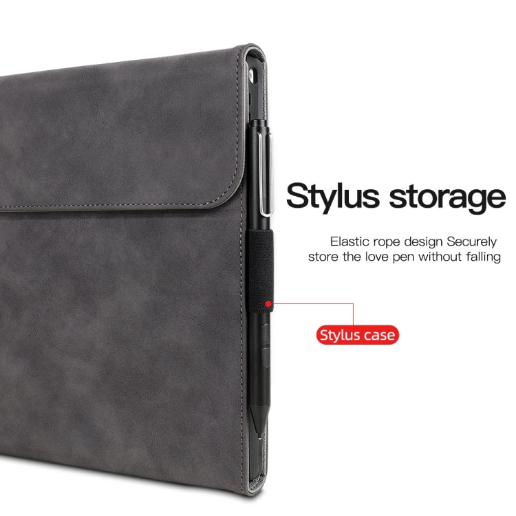 For Microsoft Surface Pro 9 / Surface Pro 10 Sheepskin All-Inclusive Shockproof Protective Case(Grey) - Others by PMC TechLife | Online Shopping South Africa | PMC TechLife | Buy Now Pay Later Mobicred