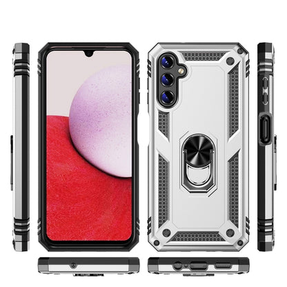 For Samsung Galaxy A14 5G Shockproof TPU + PC Phone Case(Silver) - Galaxy Phone Cases by PMC Jewellery | Online Shopping South Africa | PMC Jewellery | Buy Now Pay Later Mobicred