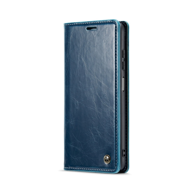 For Samsung Galaxy A32 5G／M32 5G CaseMe 003 Crazy Horse Texture Leather Phone Case(Blue) - Galaxy Phone Cases by CaseMe | Online Shopping South Africa | PMC Jewellery | Buy Now Pay Later Mobicred