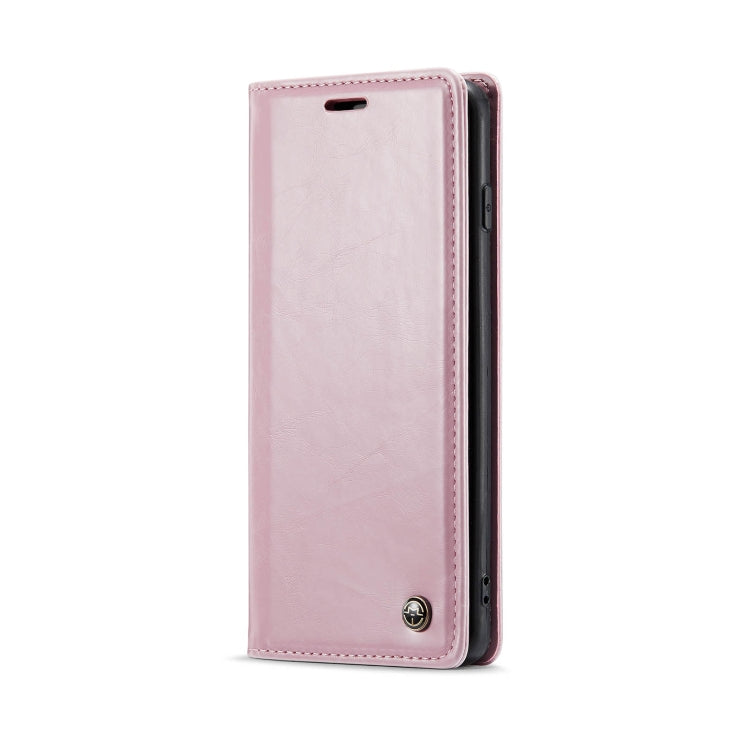 For Samsung Galaxy S10 CaseMe 003 Crazy Horse Texture Leather Phone Case(Rose Gold) - Galaxy Phone Cases by CaseMe | Online Shopping South Africa | PMC Jewellery | Buy Now Pay Later Mobicred