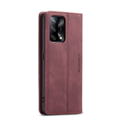 CaseMe 013 Multifunctional Horizontal Flip Leather Phone Case For OPPO F19/F19S/A74 4G/A95 4G/Reno6 Lite 4G Global(Wine Red) - OPPO Cases by CaseMe | Online Shopping South Africa | PMC Jewellery | Buy Now Pay Later Mobicred